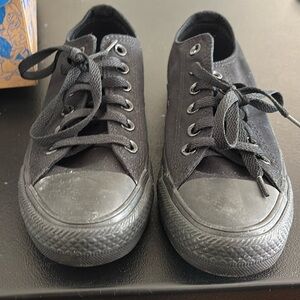 Black Converse. Only worn once.